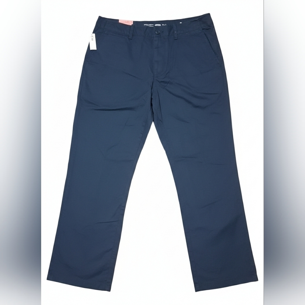 4/20$ Old Navy Men's Dark Blue Chinos - Picture 2 of 3